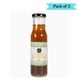 Fruits of the Forage Dandelion Flower Syrup Vegan Honey Alt 2x230ml