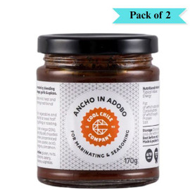 Cool Chile Ancho in Adobo Marinade - Pack of 2 (170g each)