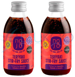 Nojo Teriyaki Stir-Fry Sauce - Pack of 2 (200ml each)