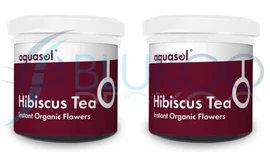 Aquasol Organic Hibiscus Flower Instant Herbal Tea - Pack of 2 (20g each)
