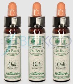 Dr Bach Oak Bach Flower Remedy - Pack of 3 (10ml each)