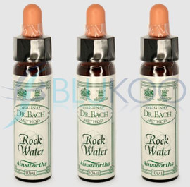 Dr Bach Rock Water Bach Flower Remedy - Pack of 3 (10ml each)