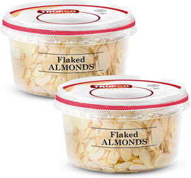 Tropgo Flaked Almonds - Pack of 2 (140g each)