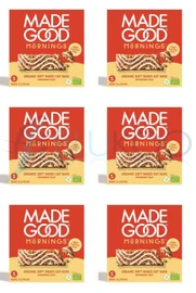 MadeGood Morning Oat Bar Cinnamon Bun - Pack of 6 (5 x 30g each)