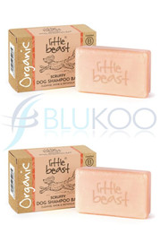 Little Soap Company Little Beast Organic Scruffy Dog Shampoo Bar - Pack of 2 (100g each)