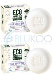 Little Soap Company Eco Warrior Relaxing Bedtime Hair and Body Bar - Pack of 2 (50g each)