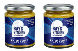 Bays Kitchen Katsu Curry Stir-in Sauce Low FODMAP Vegan - Pack of 2 (260g each)
