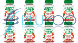 Chewy Vites Apple Cider Vinegar Gummies - (60 Gummies each)(Pack of 8)