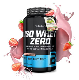 Biotech USA Iso Whey Zero Strawberry - 908g