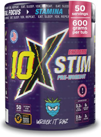 10X Athletic STIM Wreck It Raz - 600g