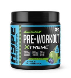 HYPE Pre Workout Powder Apple & Blueberry - 300g