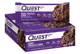 Quest Nutrition Bar Double Chocolate Chunk - Pack of 12 (60g each)