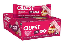 Quest Nutrition Bar Strawberry Shortcake - Pack of 12 (60g each)