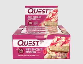 Quest Nutrition Bar White Chocolate Raspberry - Pack of 12 (60g each)