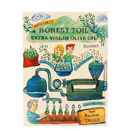 Honest Toil Unfiltered Cold Pressed Greek Extra Virgin Olive Oil - 3L