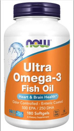 Now Foods Ultra Omega-3 - 180 Softgels