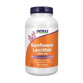 Now Foods Sunflower Lecithin 1200mg - 200 Softgels
