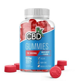 CBDfx Mixed Berry Gummies 1500mg CBD - 60 Gummies