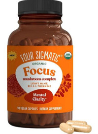 Four Sigma Foods Focus Organic Capsules - 90 Capsules