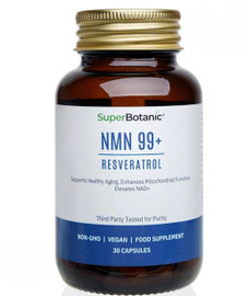 Super Botanic NMN 99% + Trans-Resveratrol High Purity - 60 Capsules