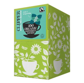 Clipper Fairtrade Organic Peppermint Infusion - 250 Envelopes