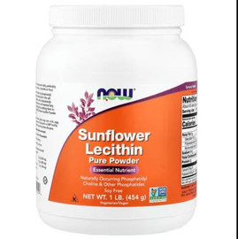 Now Foods Sunflower Lecithin Pure Powder - 454g