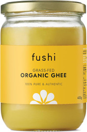 Fushi Wellbeing Traditionally Churned Organic Ghee Grass Fed - 420g