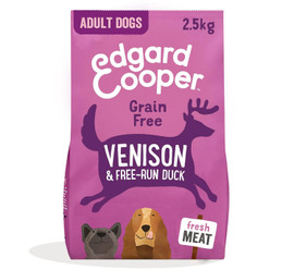Edgard and Cooper Dry Dog Food Fresh Venison & Free-Run Duck - 2.5kg