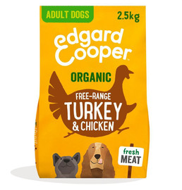 Edgard and Cooper Dry Dog Food Organic Turkey & Chicken - 2.5kg