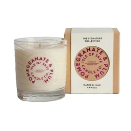 Isle of Skye Pomegranate & Plum Natural Wax Candle - 1unit