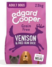Edgard and Cooper Dry Dog Food Fresh Venison & Free-Run Duck - 2.5kg