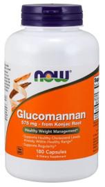 Now Foods Glucomannan from Konjac Root 575mg - 180 Caps