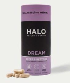 Halo Health and Beauty DREAM Natural Sleep Support - 90 Caps