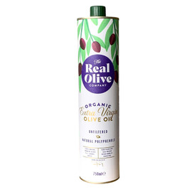 The Real Olive Company Organic Unfiltered Extra Virgin Olive Oil - 750ml