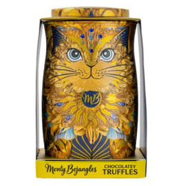 Monty Bojangles Golden Goddess Cat Tin Gift with Truffles Collect - 200g