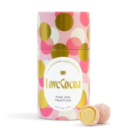 Love Cocoa Pink Gin Truffle Tube - 150g