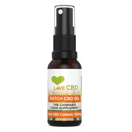 Love CBD Dutch 300mg CBD Oil - 20ml