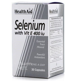 HealthAid Selenium 100ug + Vitamin E 400iu - 30 Capsules