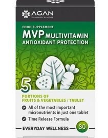 AGAN MVP Multivitamin Antioxidant Protection - 30 Capsules