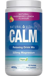 Natural Vitality Calm Relaxing Drink Mix Raspberry Lemon - 400g