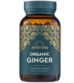 Ayurvediq Wellness Organic Ginger Caps - 120 Caps