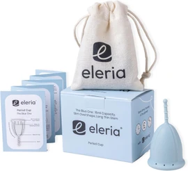 Eleria Blue Period Menstrual Cup Medical Grade Silicone - 15ml