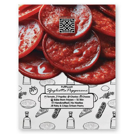 PuffPizza Sfoglietta Pepperoni Italian Mini Puff Pastry Pizzas - 560g