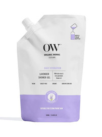 Organic Works Lavender Relax & Replenish Shower Gel - 500ml