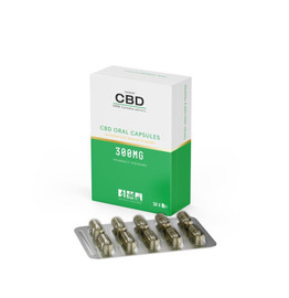 CBD by British Cannabis CBD Capsules 300mg - 30 Capsules