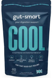 gut-smart COOL Natural Heartburn Relief Chewable Tablets - 60 Chewables