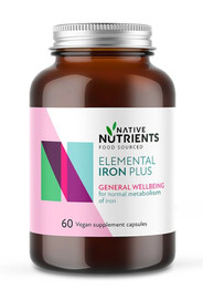 Native Nutrients Elemental Iron - 60 Capsules