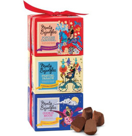 Monty Bojangles Wondrous Cocoa Dusted Truffles Collection Gift Tower - 300g