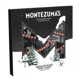 Montezumas Chocolate Absolute Black Advent Calendar 100% Cocoa Solids - 1 Box