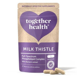 Together Health Milk Thistle Full Spectrum Food Supplement - 60 Caps